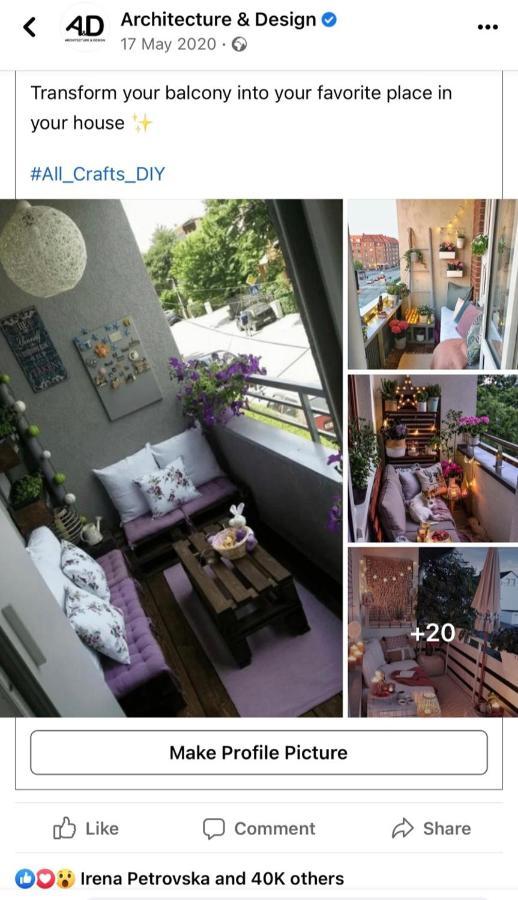 Skopje Living公寓 外观 照片